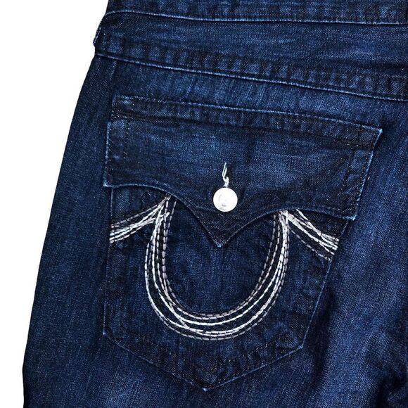 Brand New True Religion Jeans Size 40 BOOTCUT RAINBOW Blue - Picture 9 of 10